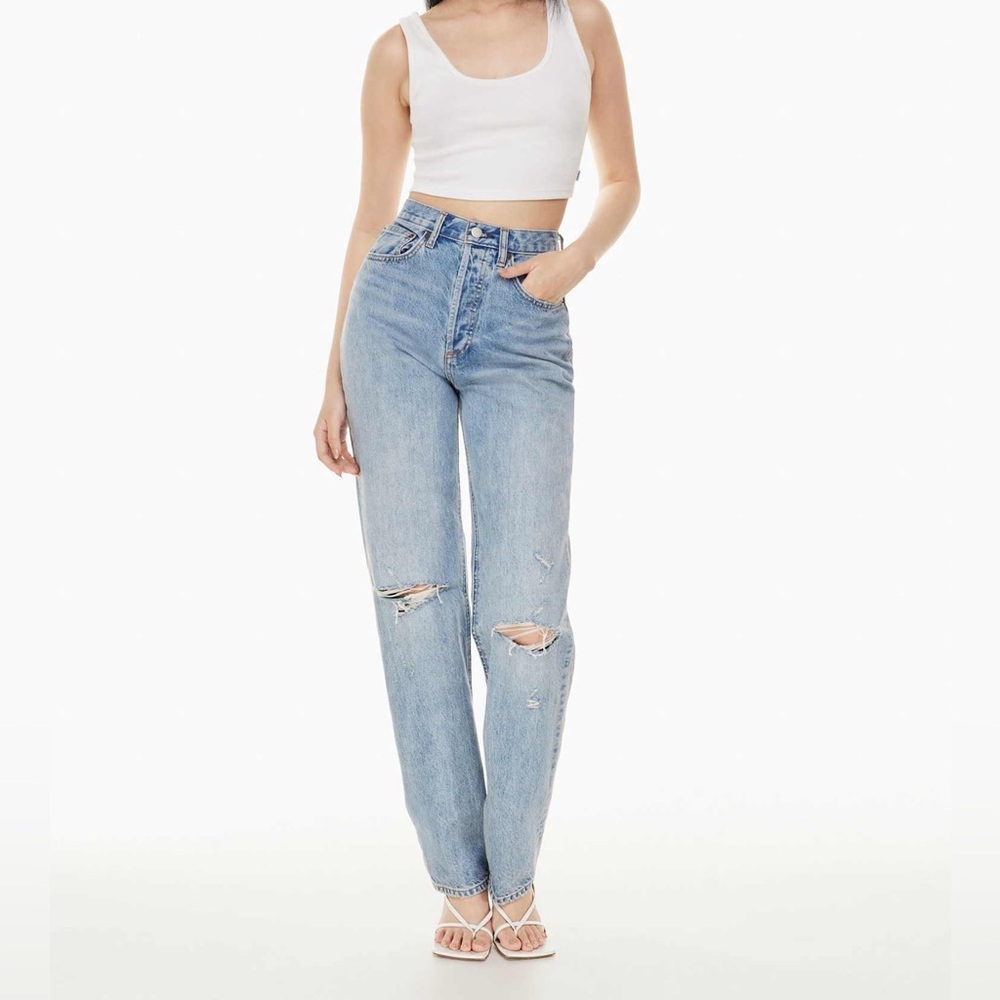 Aritzia Denim Forum Joni High Rise Loose Jeans